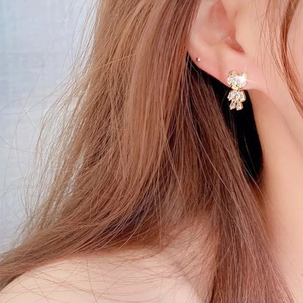 Bear Earrings - Picture 3 of 3